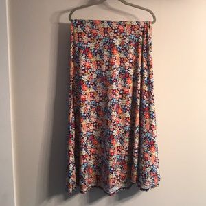 Flower maxi skirt